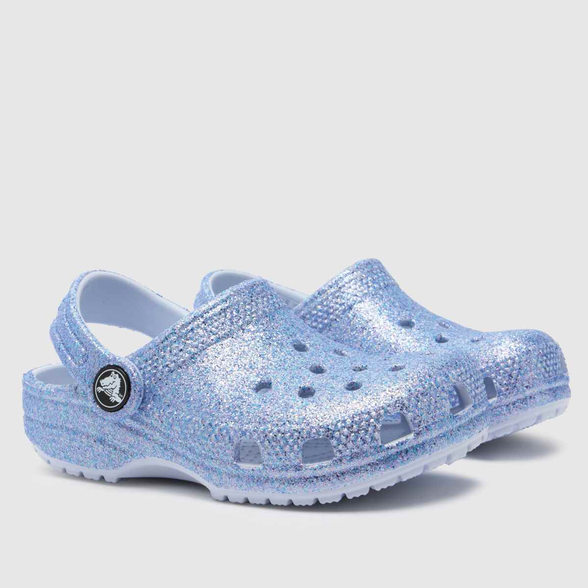 Crocs lila klasszikus csillámos klumpa lány kisgyermek szandál