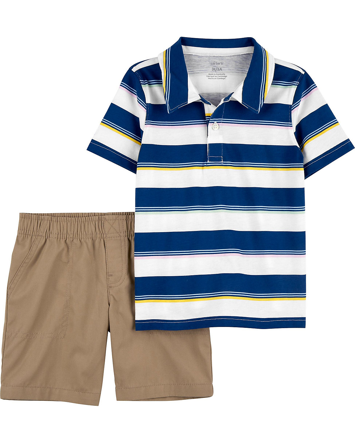 Set Poloshirt + Shorts für Jungen