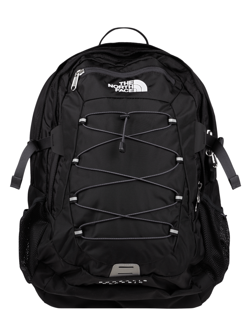 Rucksack mit Logo-Print Modell 'BOREALIS' in schwarz