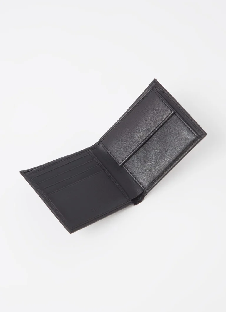 Portofel HUGO BOSS BB din piele de capră cu logo
