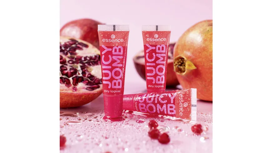 essence JUICY BOMB shiny lipgloss 10 ml 104 - Poppin' Pomegranate