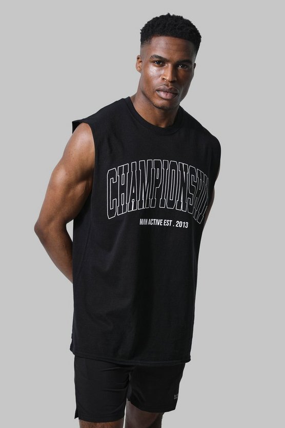 Man Active Gym Championship Tanktop