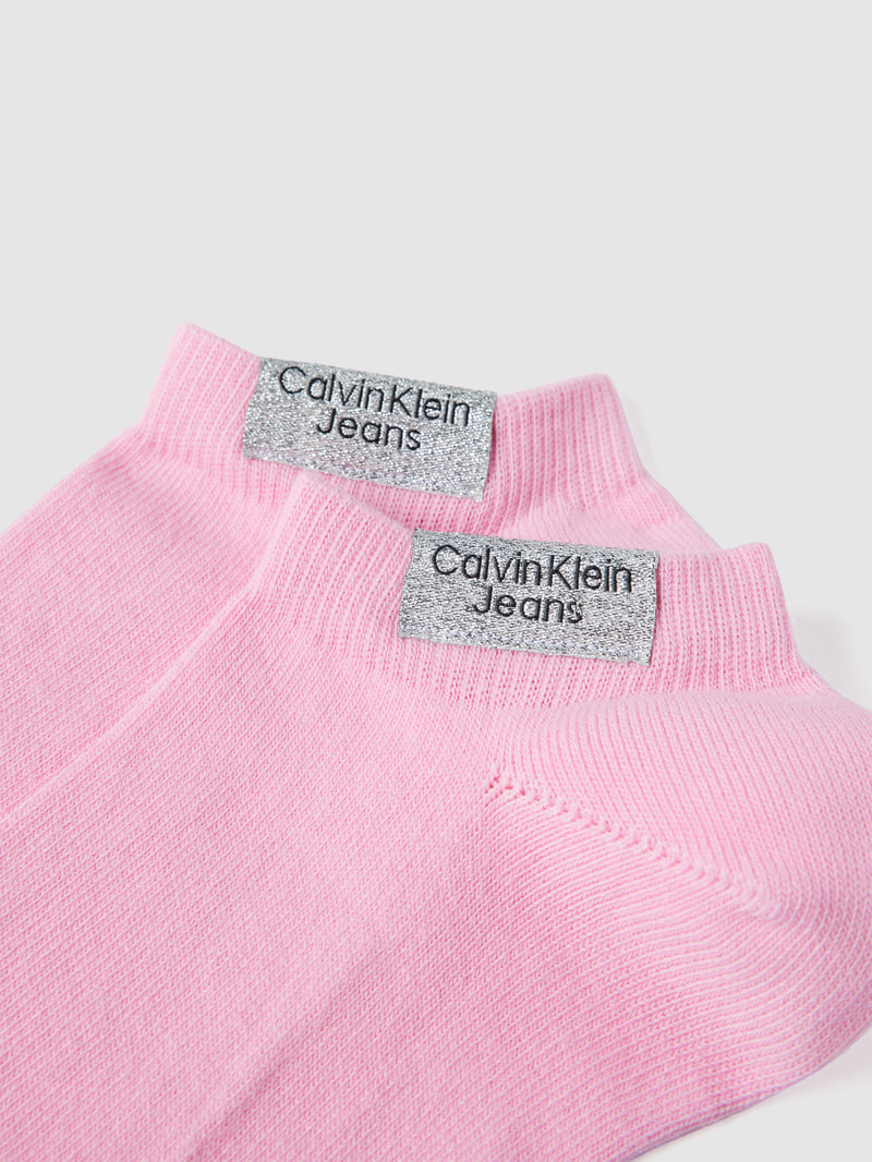 Sneakersocken mit Bio-Baumwoll-Anteil in pink