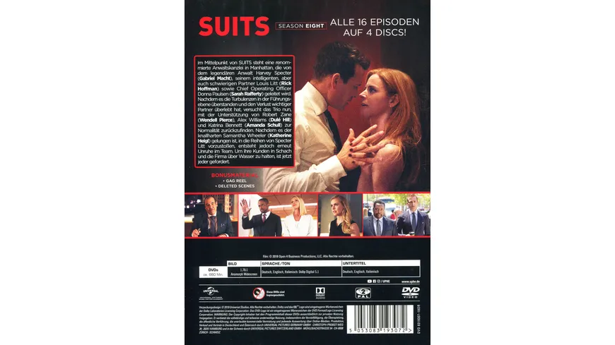 Suits - Season 8  [4 DVDs]