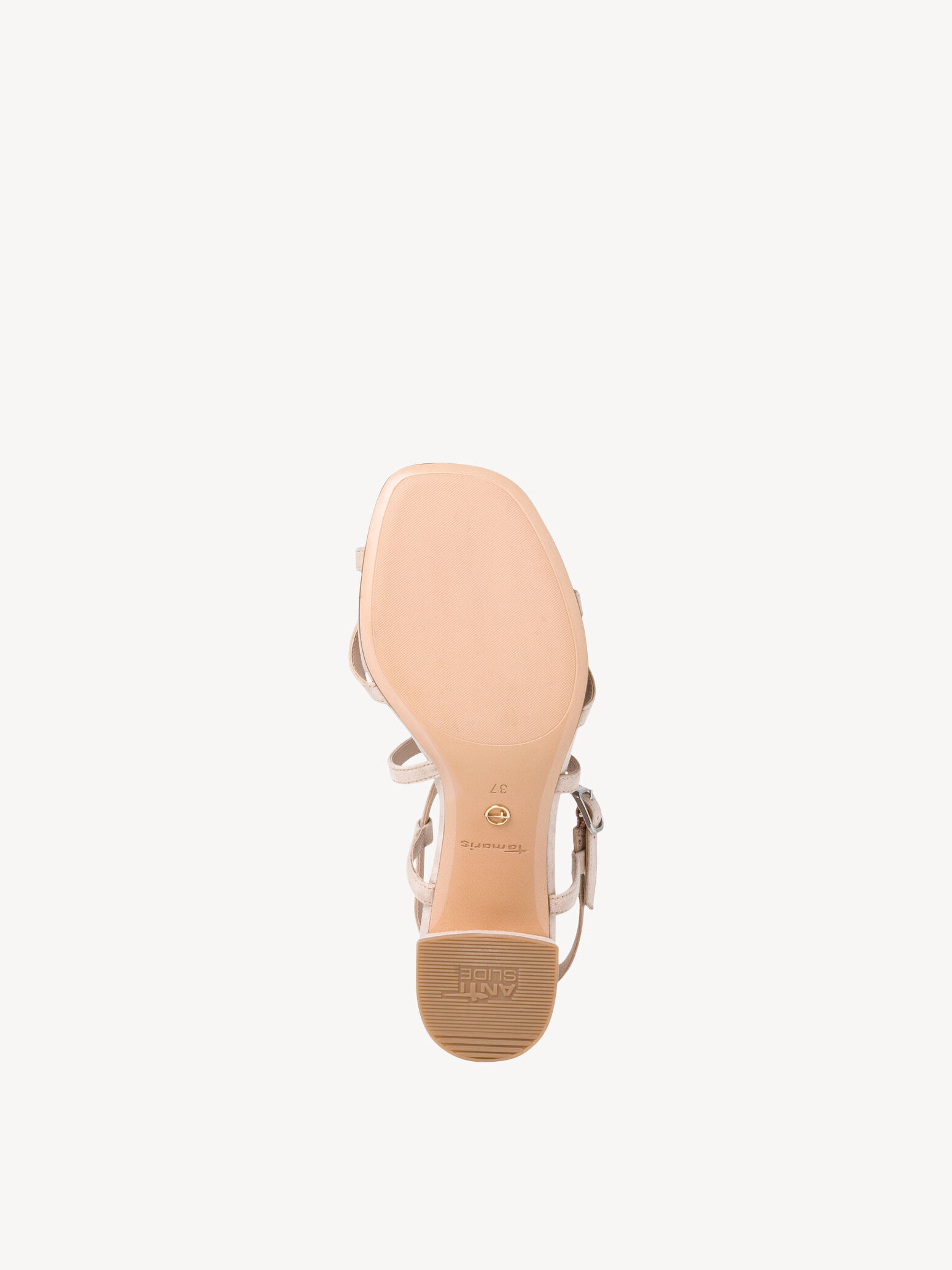 Sandale à talon - beige