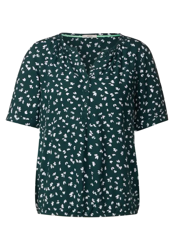 CECIL Bluse mit kurzer Knopfleiste