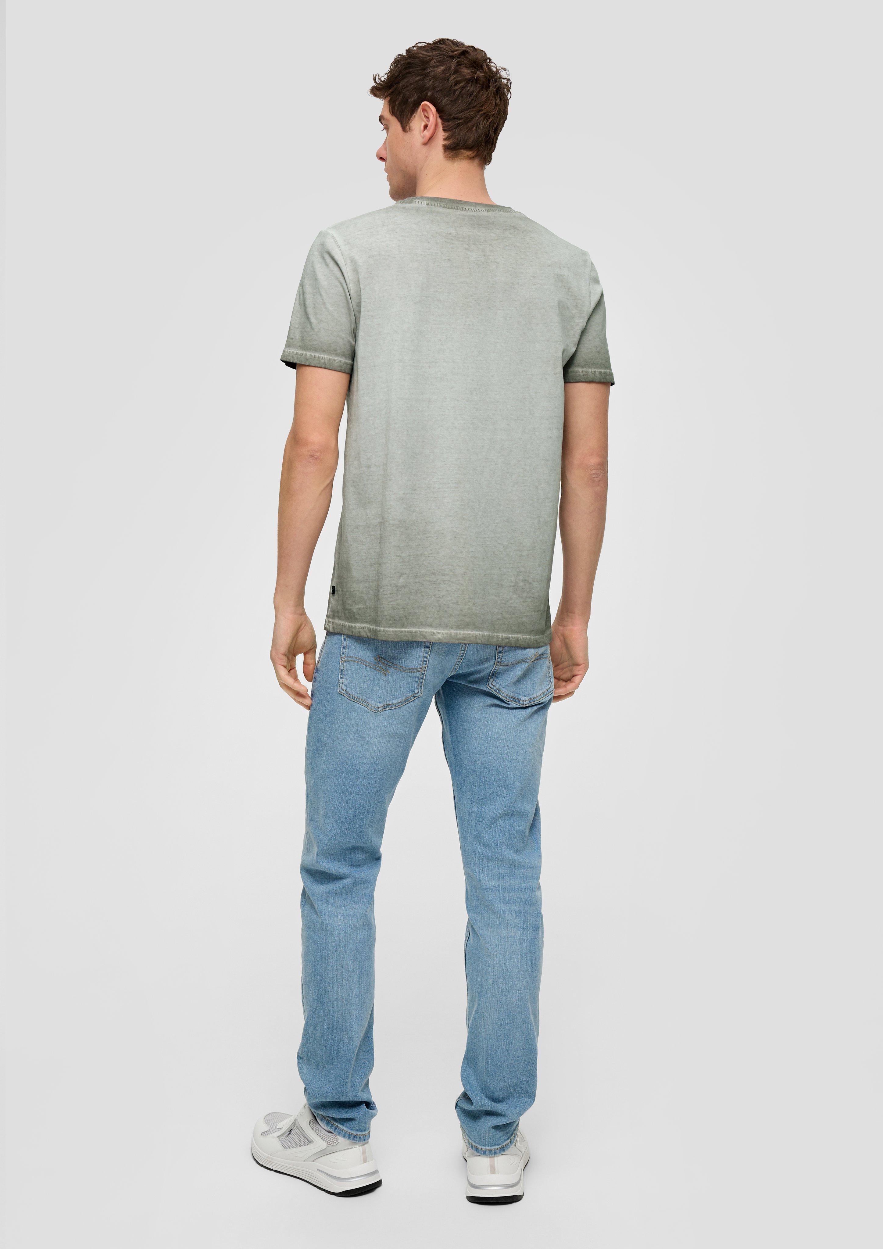 Baumwollshirt mit Garment Dye  2141047-7380