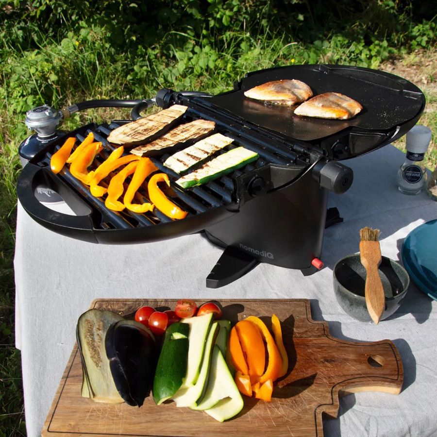 nomadiQ 3er-Set Grillmatten mit Antihaftbeschichtung