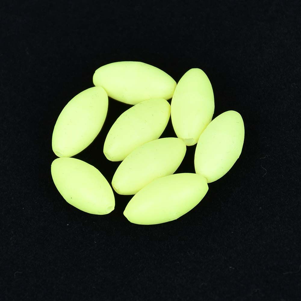 Sunset Floating Oval Phosphorescent Beads (x20)