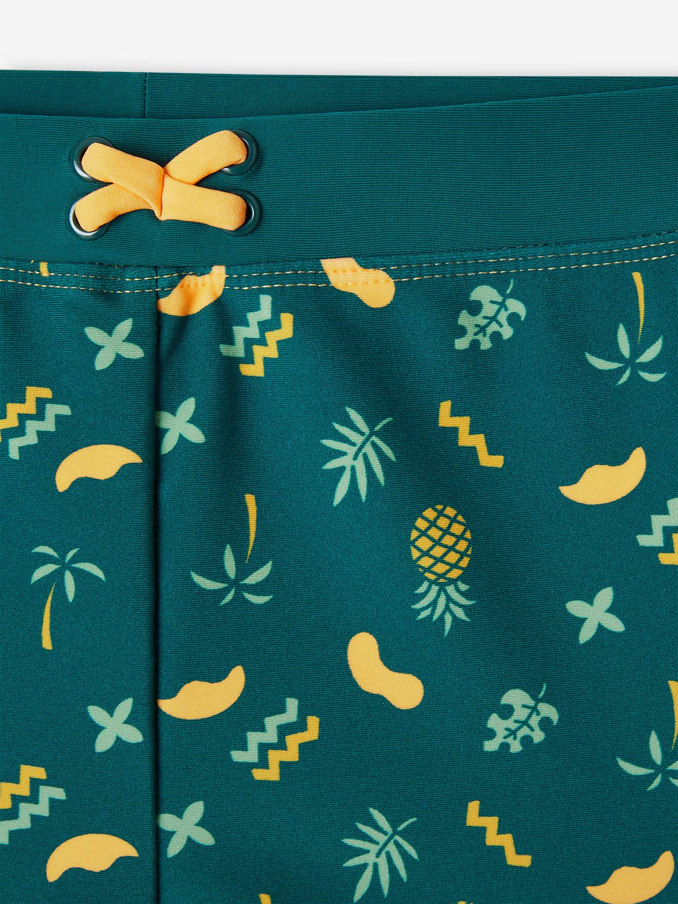 Vertbaudet Jungen Badehose Oeko-Tex - smaragdgrün