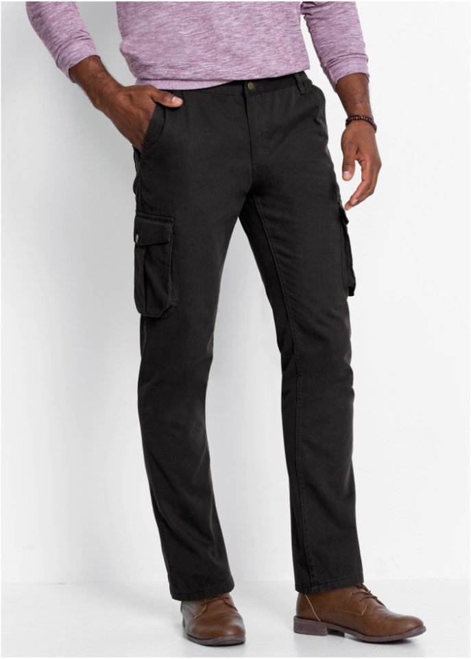 Regular Fit Cargohose m. Komfortschnitt, Straight