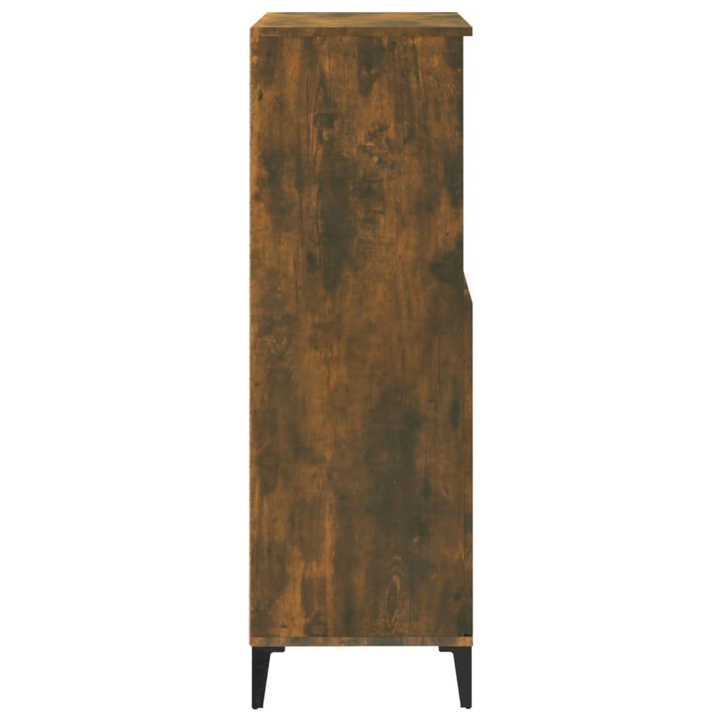 vidaXL Sideboard Highboard Räuchereiche 60x36x110 cm Holzwerkstoff (1 St)