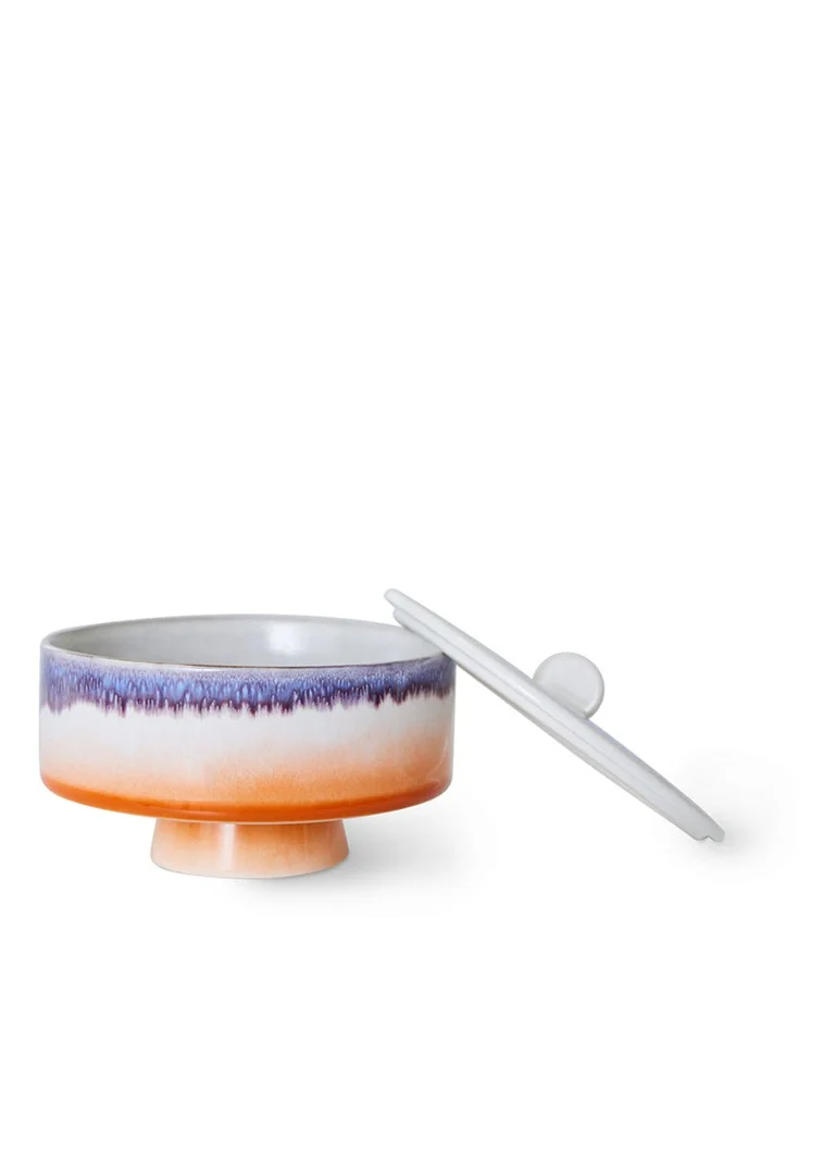 Vază de depozitare violetă HKliving de 14 cm