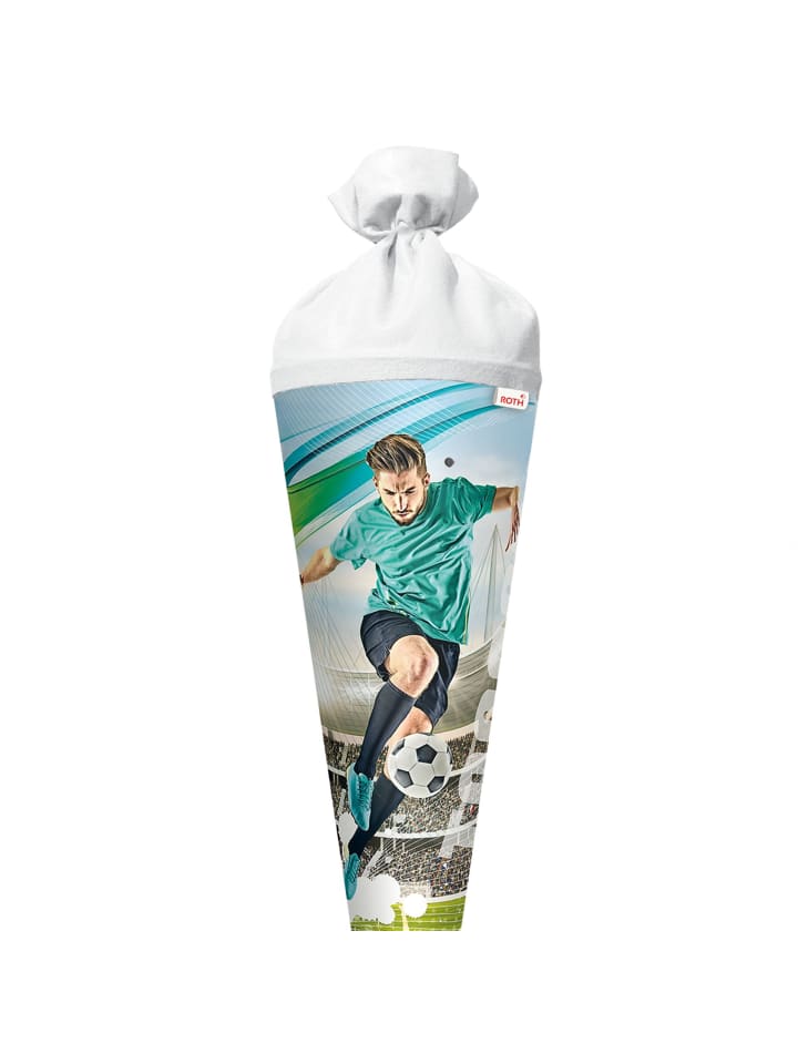 ROTH Schultüte groß Fußballstar 70 cm, Sound in Bunt günstig kaufen onesize