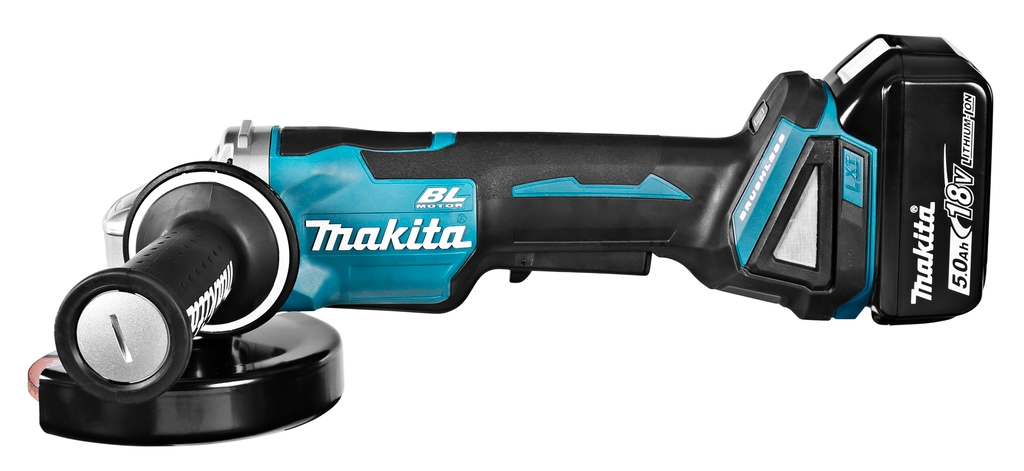 Meuleuse d'angle Makita DGA508RTJ 18 V 5,0 Ah Li-Ion 125 mm avec frein moteur