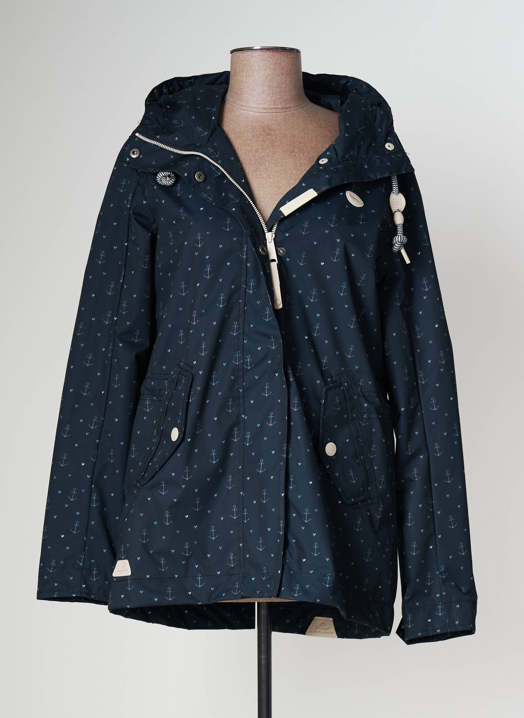 Ragwear Coupe Vents Femme couleur bleu