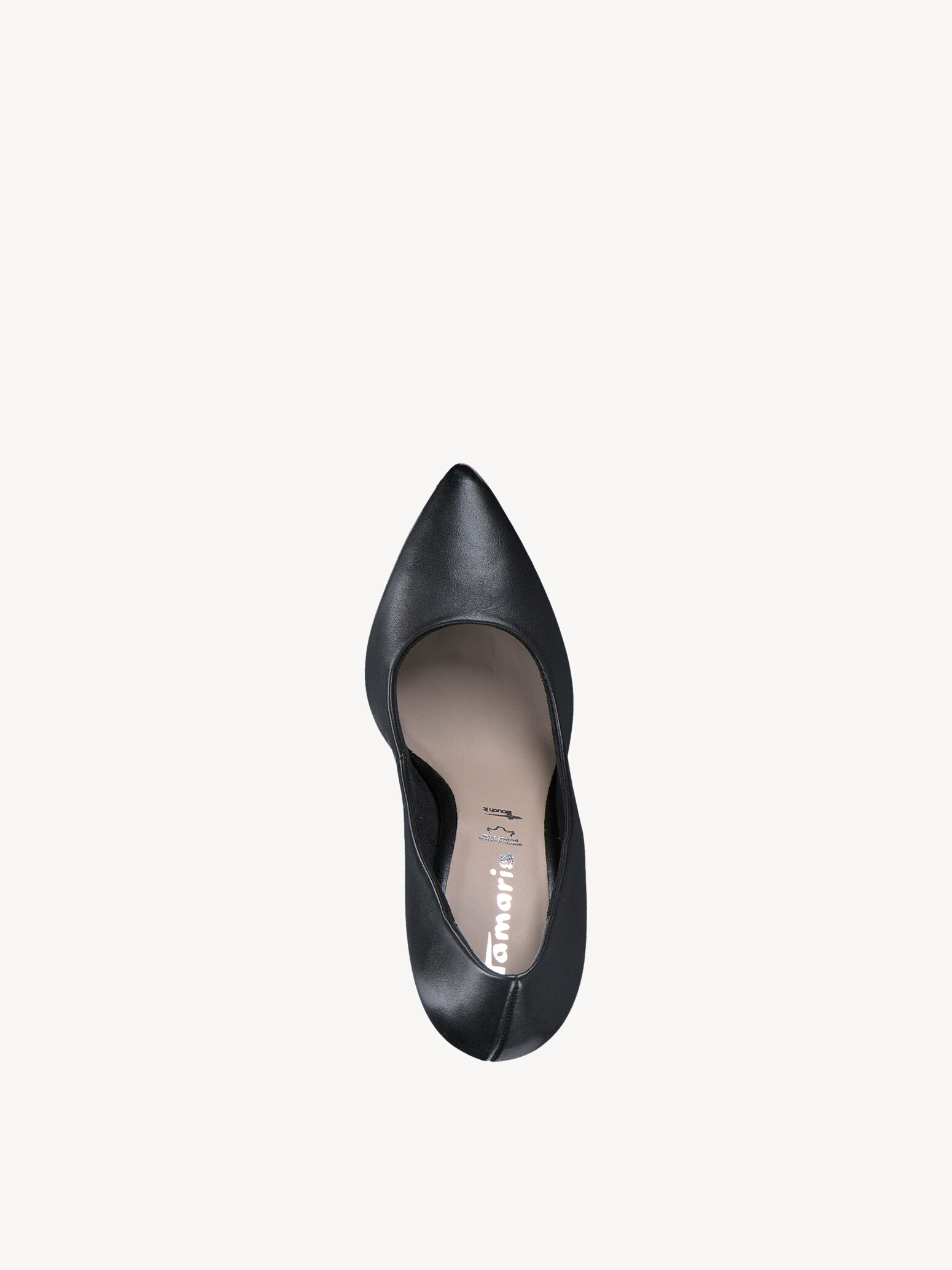 Escarpin en cuir - noir