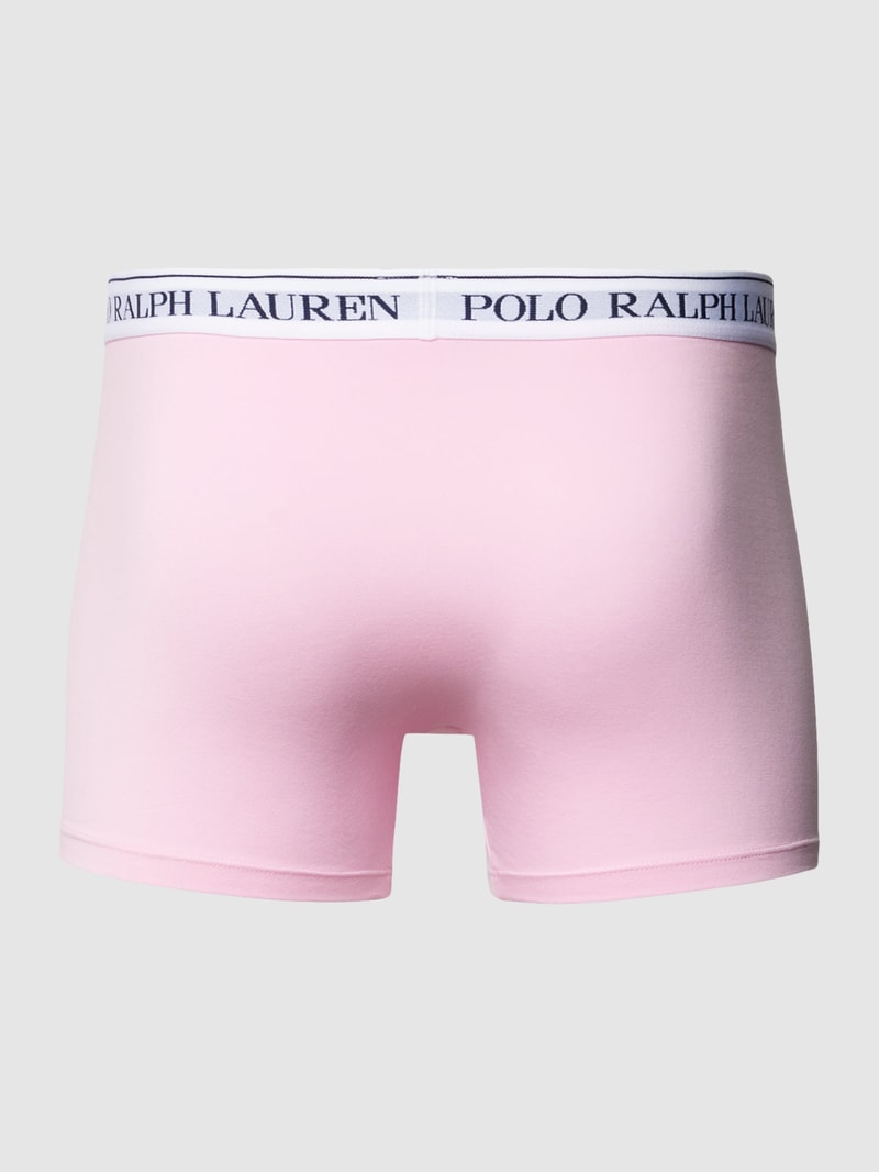 Trunks mit elastischem Logo-Bund im 3er-Pack in rosa
