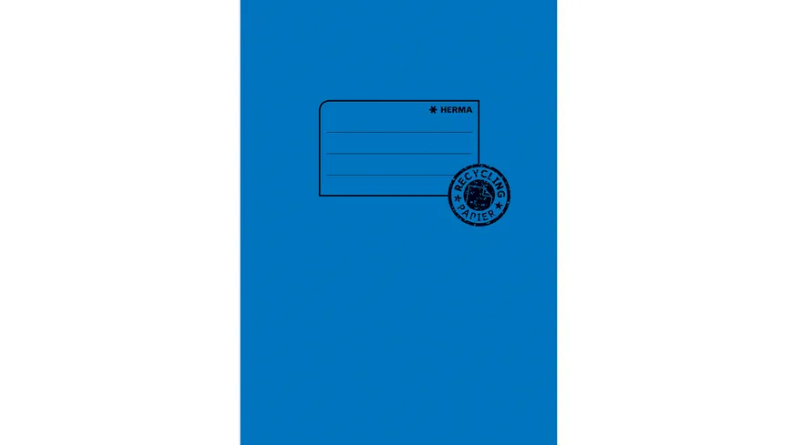 HERMA Hefthülle A5 aus Papier dunkelblau