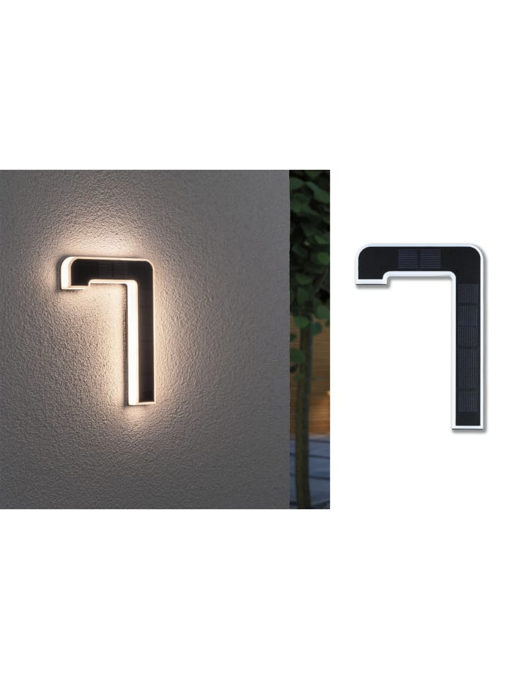 paulmann Solar LED Hausnummernleuchte  Nummer 7 günstig kaufen onesize