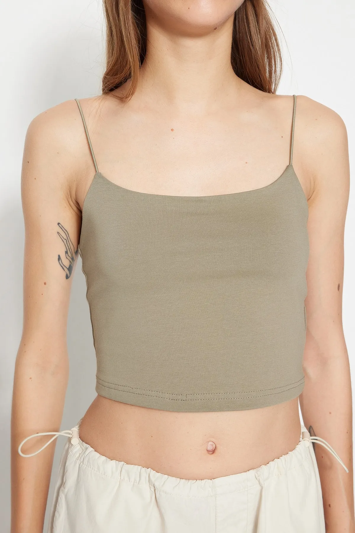 Trendyol Collection  Unterhemd - Khaki - Slim Fit