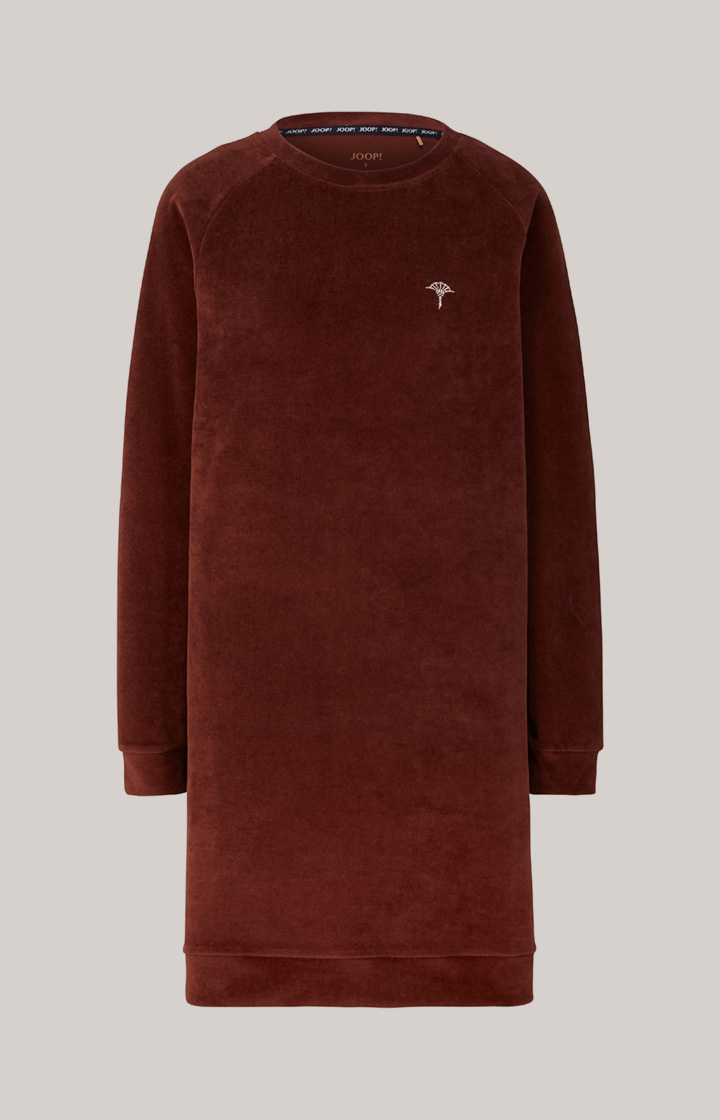 Loungewear Long-Sweater in Coffee