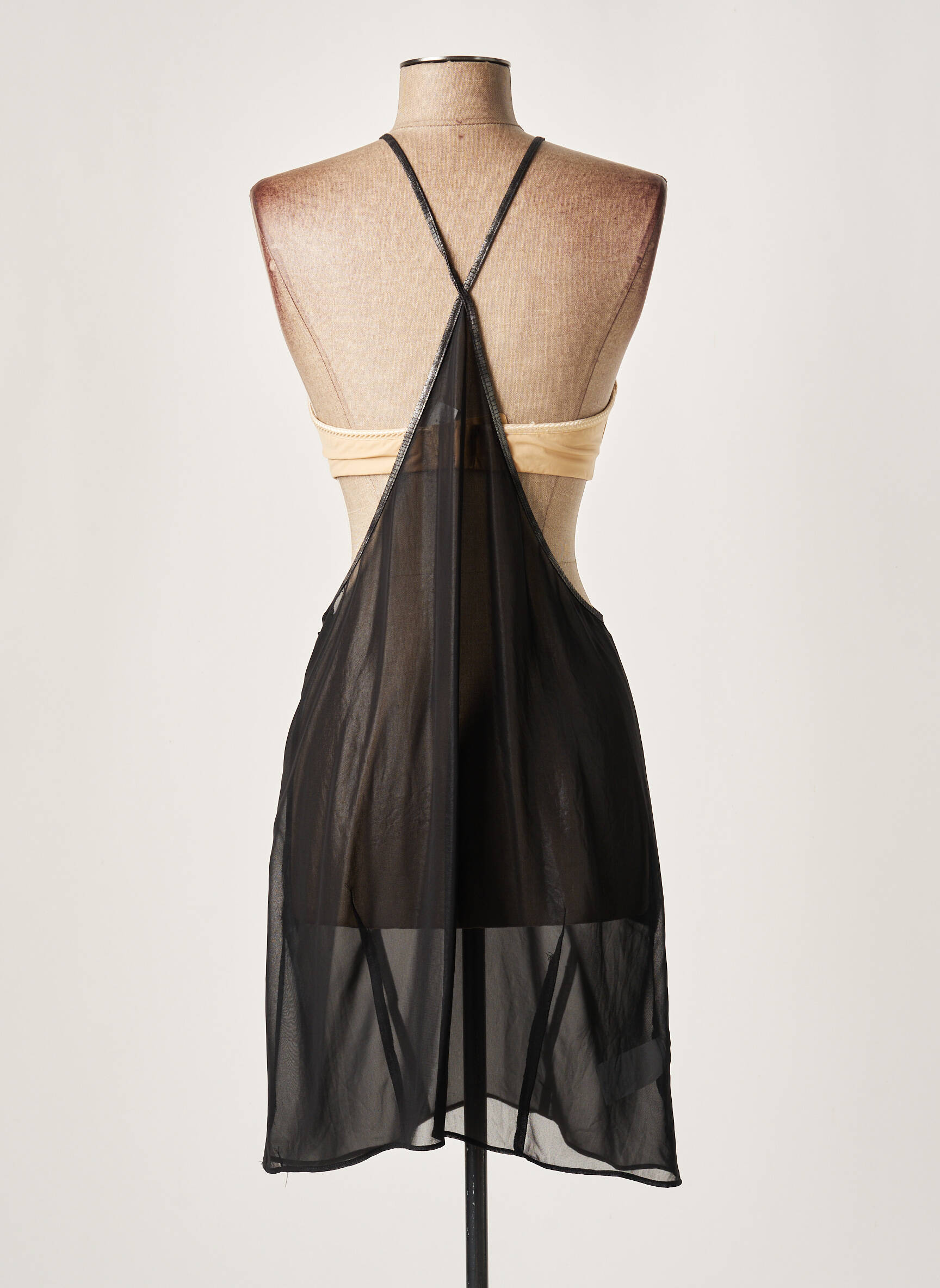 Lauren Vidal Tuniquesansmanche Femme couleur noir