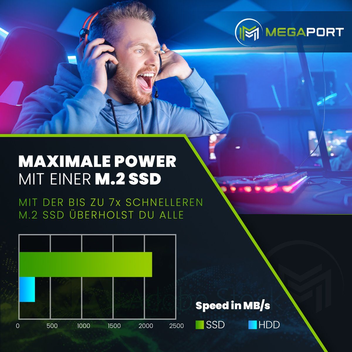 Megaport Gaming-PC-Komplettsystem (24