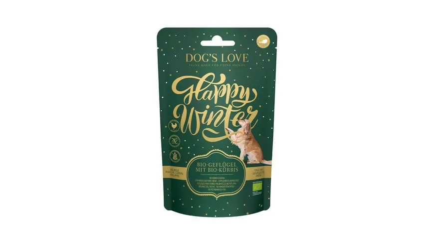 DOG'S LOVE Bio Hundesnack Christmas Chips 150 g