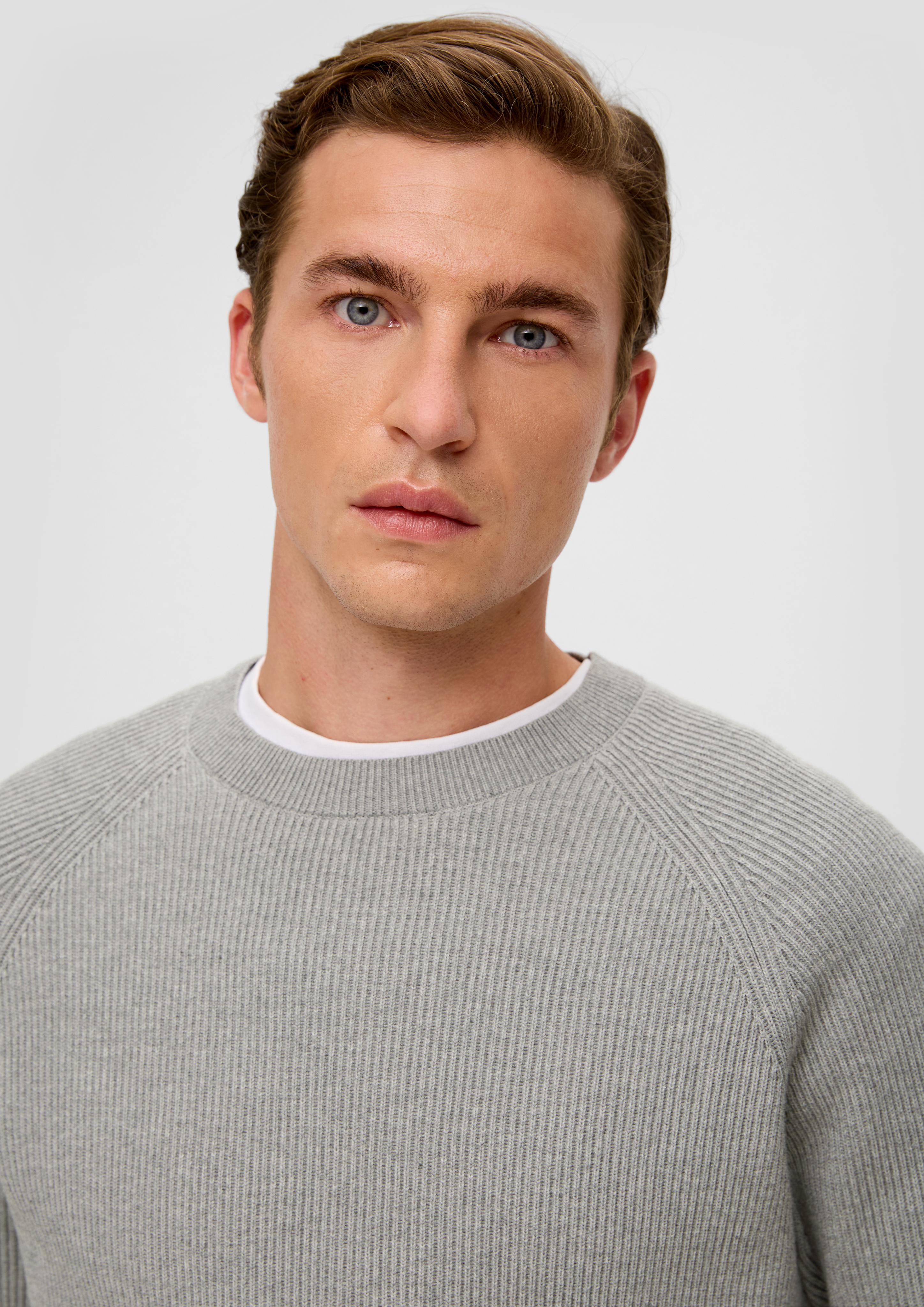 Feinstrickpullover aus Baumwolle  2134065-9700