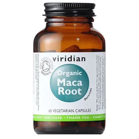 Viridian Βιολογική Ρίζα Μάκα, Συμπλήρωμα Διατροφής για Σωματικά Ενεργούς Ενήλικες, Κάψουλες