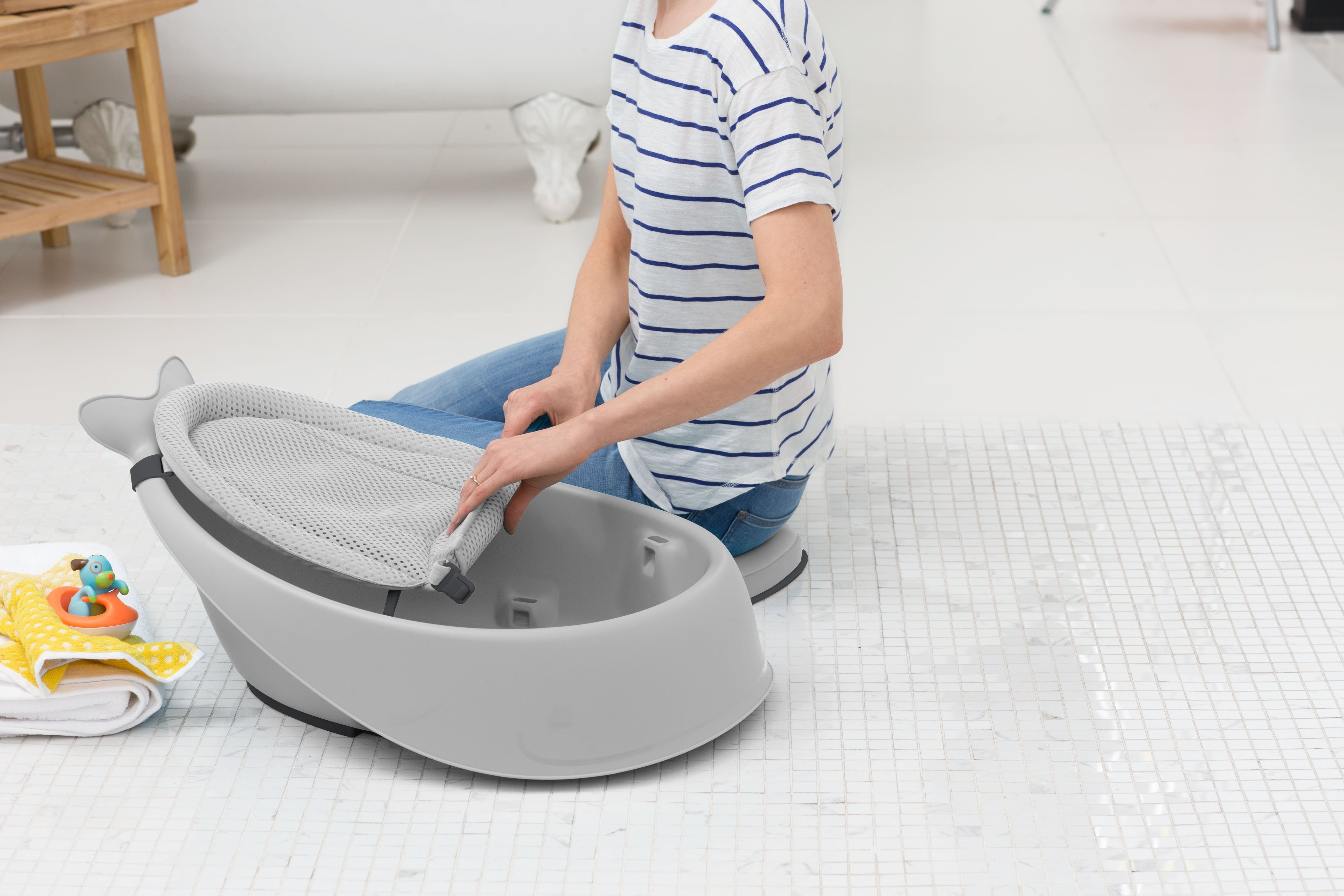 Skip Hop Babybadewanne Moby, grau