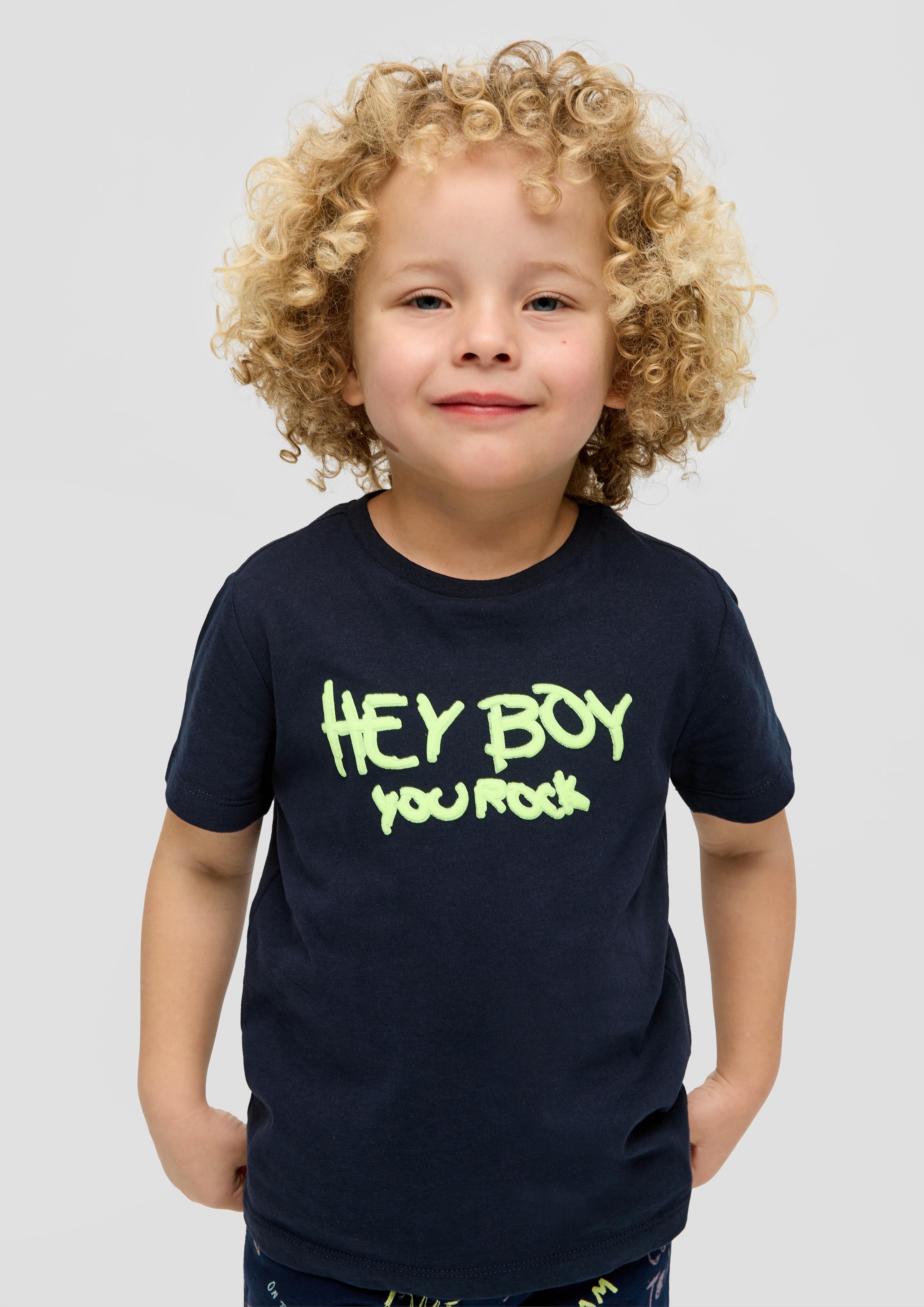 T-Shirt mit Relief-Print  2140407-5952