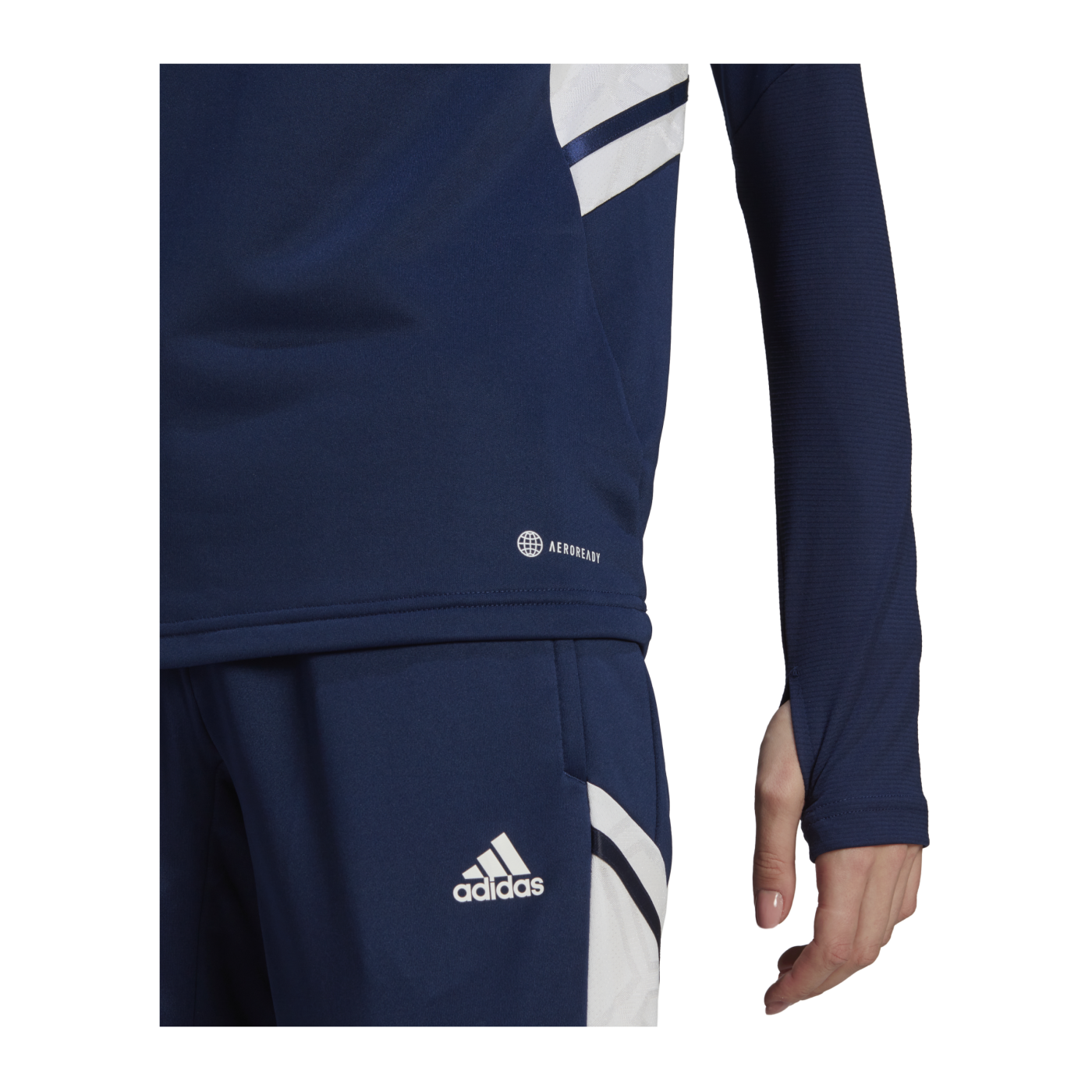 adidas Condivo 22 HalfZip Sweatshirt Damen Blau