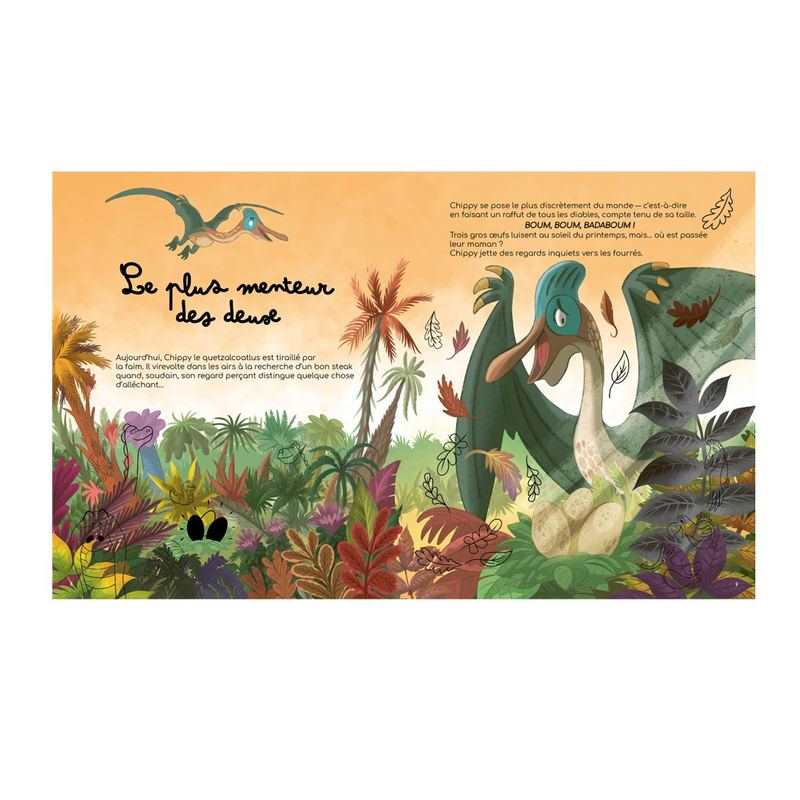 Livre Histoires de dinosaures à lire caché sous la couette - Fleurus