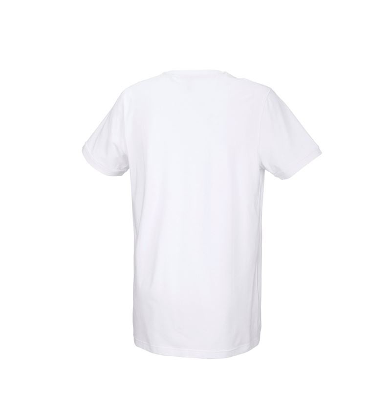 e.s. T-Shirt cotton stretch, long fit