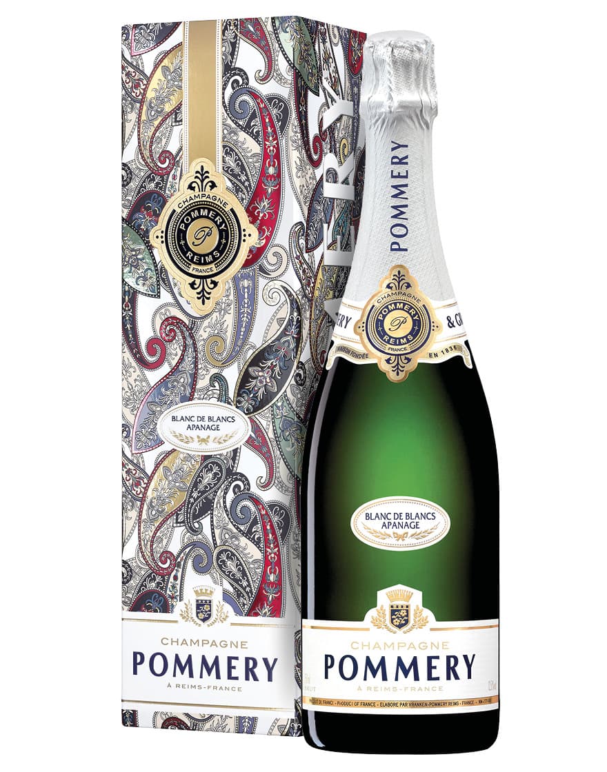 Champagne Brut Blanc de Blancs AOC Apanage Pommery 0,75 ℓ, En Étui