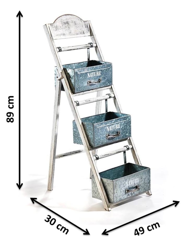 kobolo Blumentopf VINSTAIRS in Weiß günstig kaufen onesize