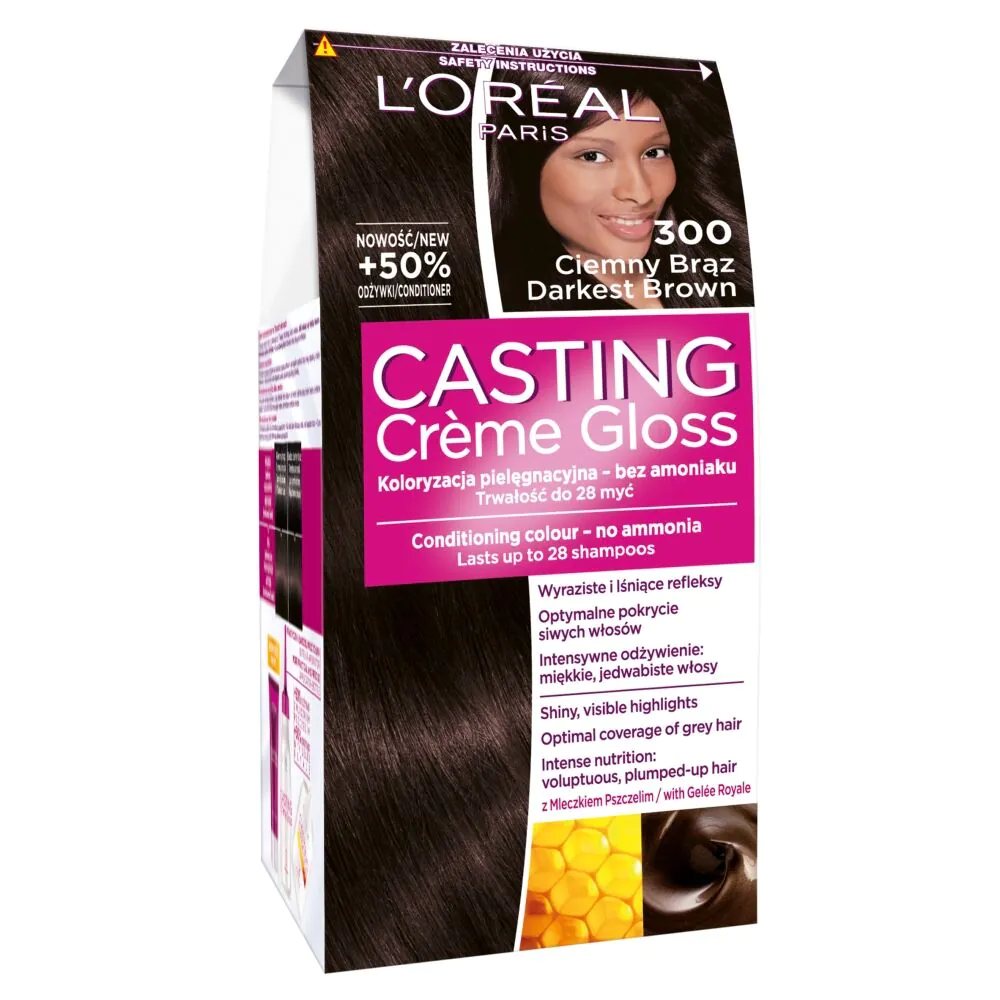 Casting Creme Gloss Hårfarve 300 Mørkebrun