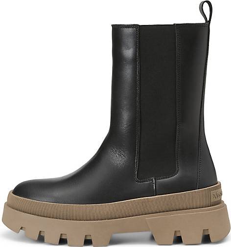 Marc O'Polo Hoher Chelsea-Boot aus glattem Kalbleder