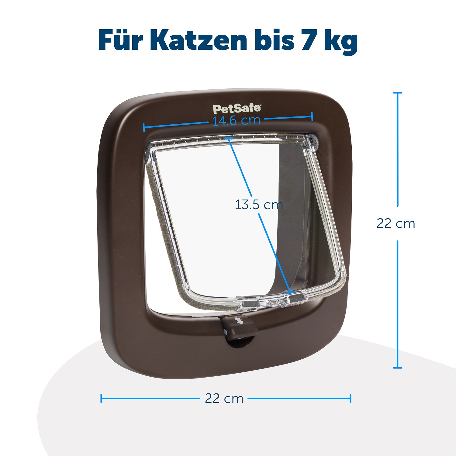 PetSafe Klappen & Türen PetSafe Katzenklappe mit manueller Verriegelung, Braun