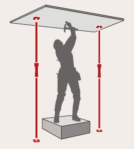 Piher 34004 Multiprop Teleskopstöd, 200 - 375 cm