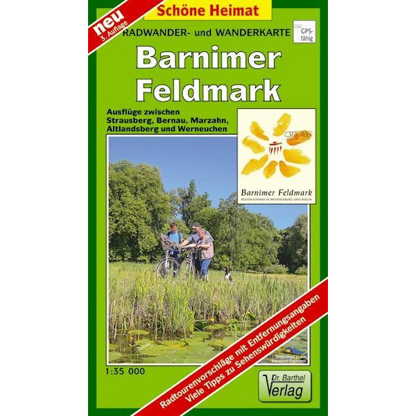 Barnimer Feldmark 1 : 35 000. Radwander- und Wanderkarte - Wanderkarte