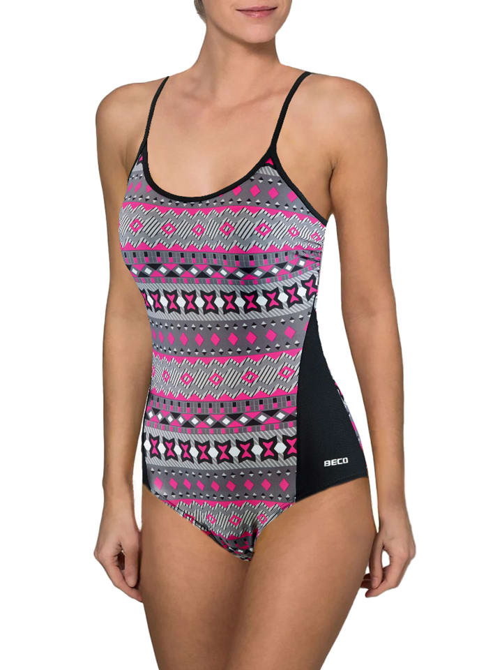 BECO the world of aquasports Badeanzug Maxmove Comfort Swimsuit in schwarz-pink günstig kaufen