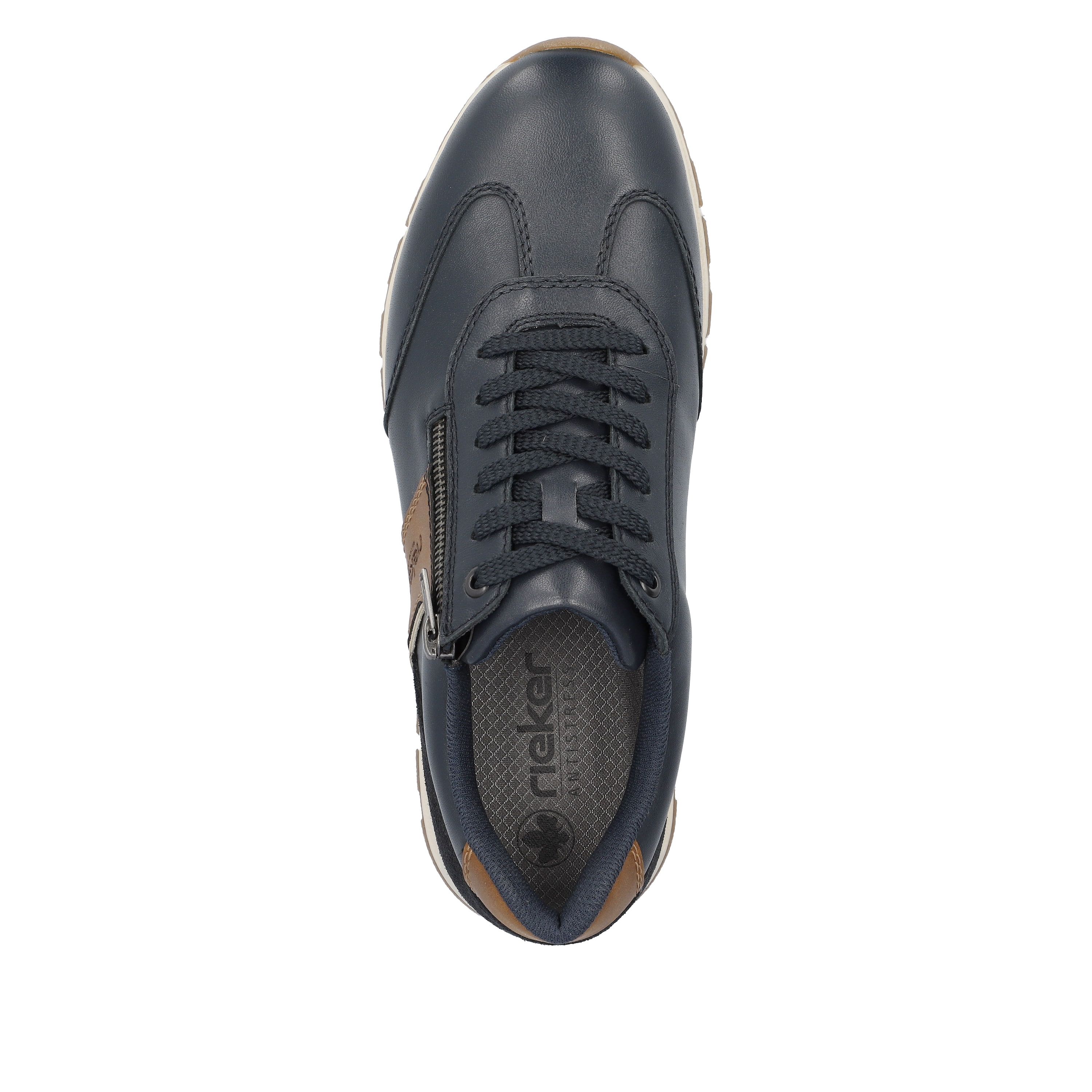 Rieker Herren Sneaker Low stahlblau