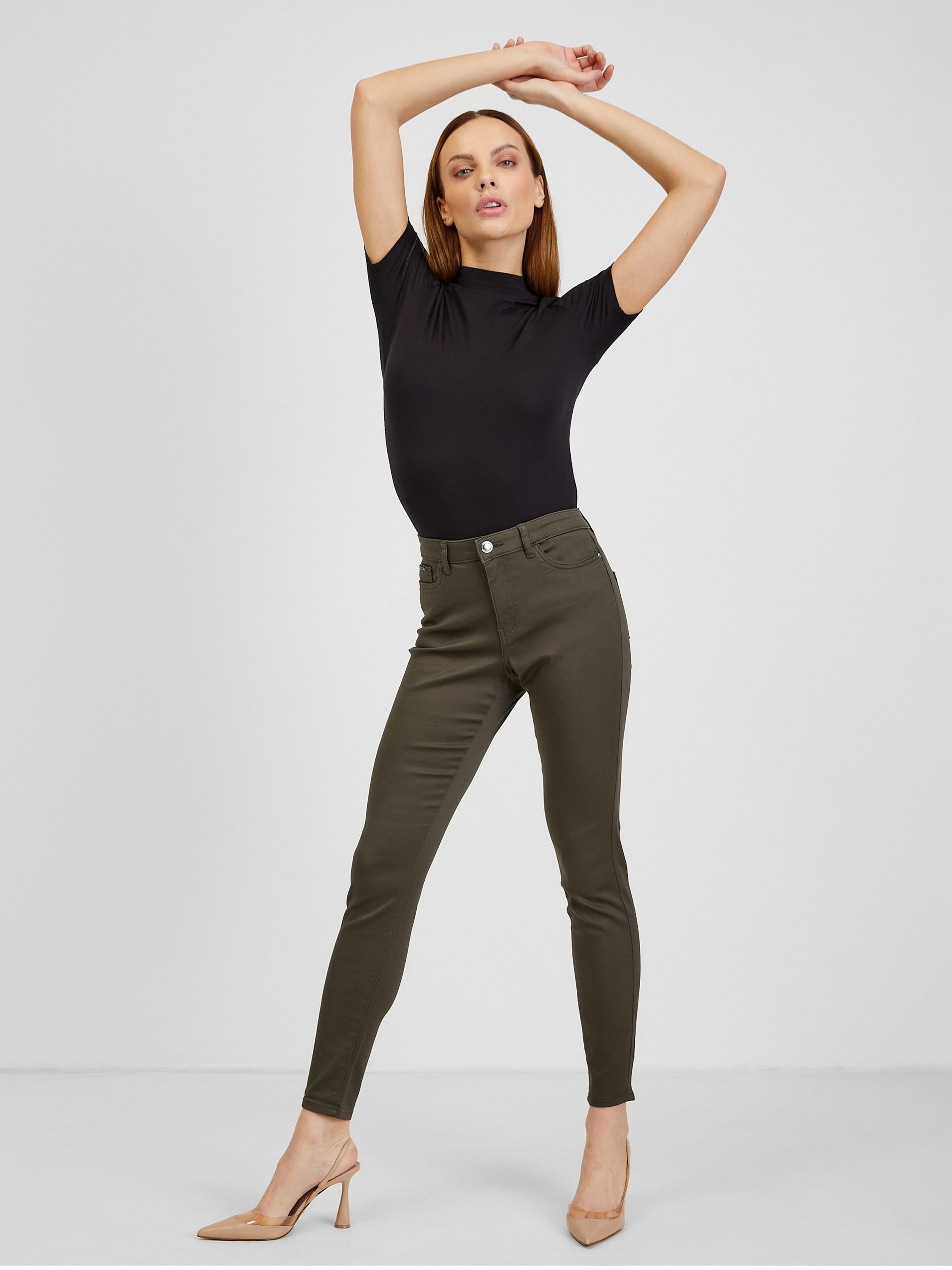 Khaki Damenhosen ORSAY