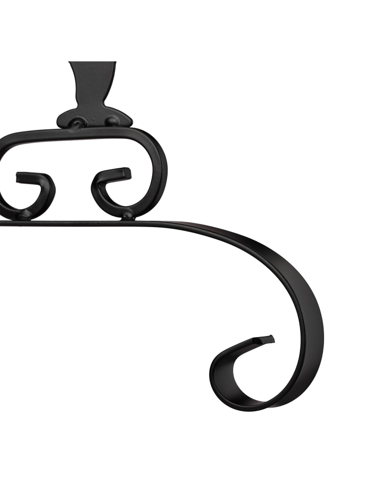 relaxdays 3x Blumenhaken in Schwarz - (B)28 x (H)30 x (T)2 cm günstig kaufen onesize