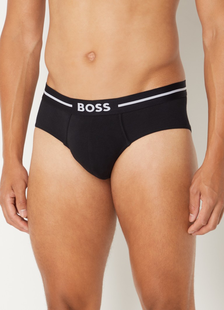 HUGO BOSS Biopamut alsónadrág 3 darabos kiszerelésben