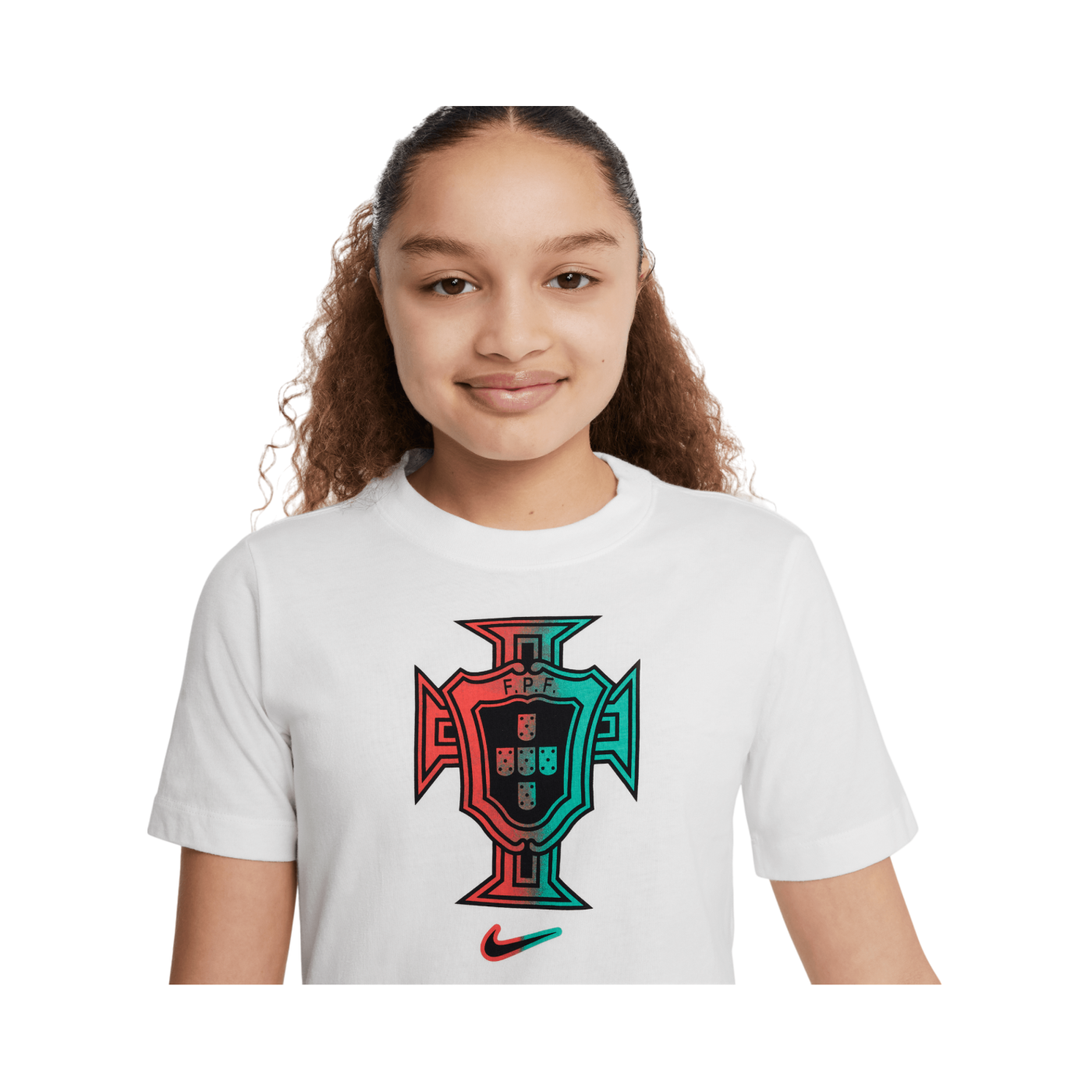 Nike Portugal Crest T-Shirt EM 2024 Kids Weiss F104