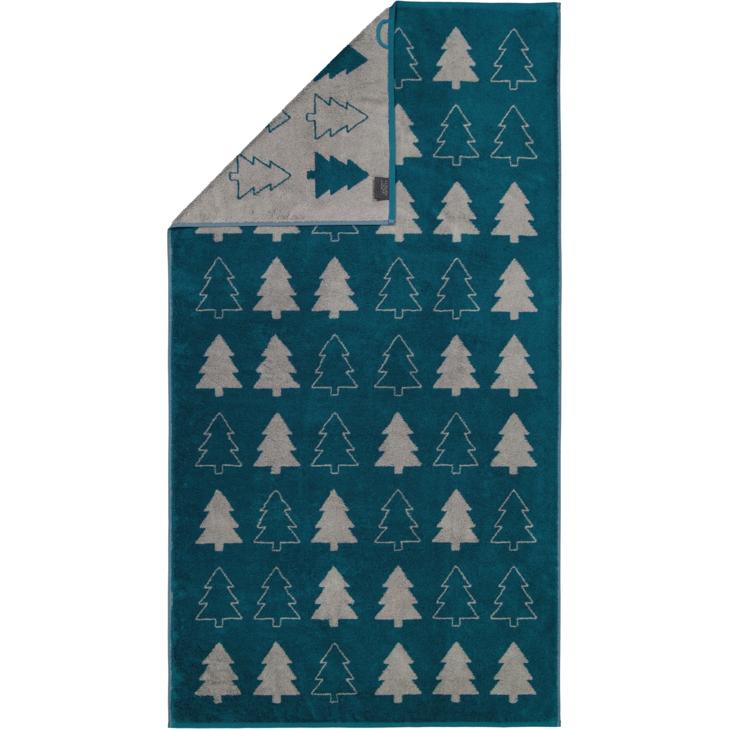 Cawö Handtücher Christmas Edition Tannenbäume smaragd - 44